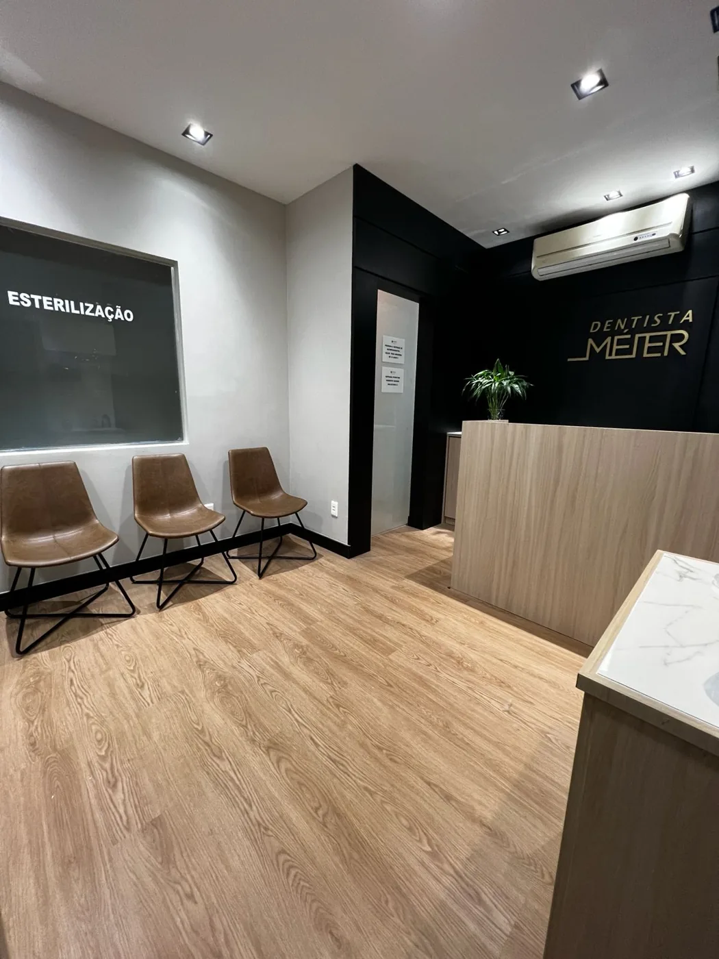 Recepção da clínica Dentista Méier no Méier, Rio de Janeiro